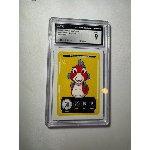 VeeFriends Other - CGC 9 Mint VeeFriends Series 2 Spontaneous Seahorse Zerocool Core Trading Card